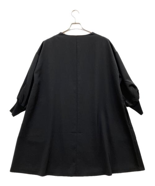 BEARDSLEY（ビアズリー）BEARDSLEY (ビアズリー) パイピングテントワンピース ブラック サイズ:Fの古着・服飾アイテム
