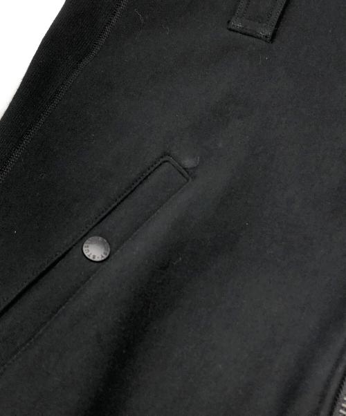 stussy（ステューシー）stussy (ステューシー) Champion (チャンピオン) ウィンドストッパー スウェットボンバージャケット ブラック サイズ:XLの古着・服飾アイテム