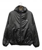 stussyステューシー）の古着「リバーシブル パフジャケット」｜ブラック