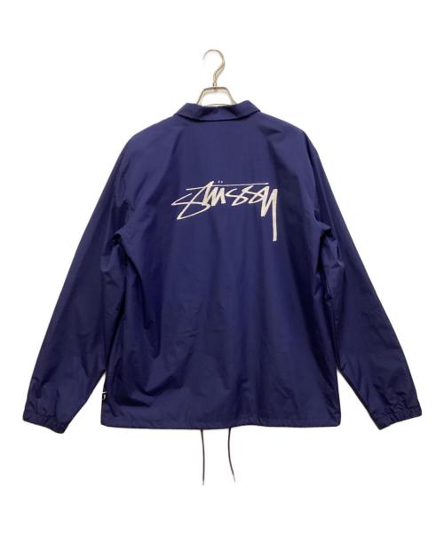 stussy（ステューシー）stussy (ステューシー) コーチジャケット ネイビー サイズ:XLの古着・服飾アイテム
