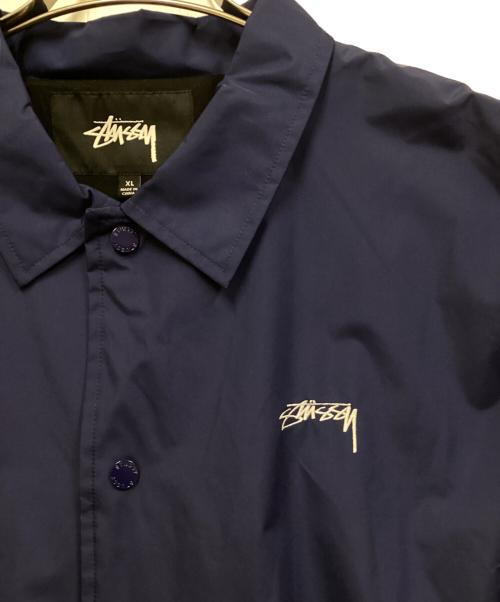stussy（ステューシー）stussy (ステューシー) コーチジャケット ネイビー サイズ:XLの古着・服飾アイテム