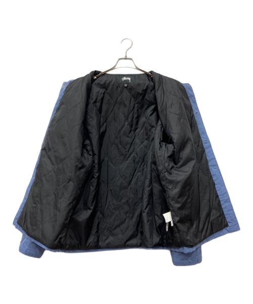 stussy（ステューシー）stussy (ステューシー) Quilted Chore Jacket ブルー サイズ:XLの古着・服飾アイテム