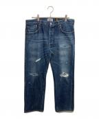 LEVI'S×stussyリーバイス×ステューシー）の古着「501 デニムパンツ」｜インディゴ