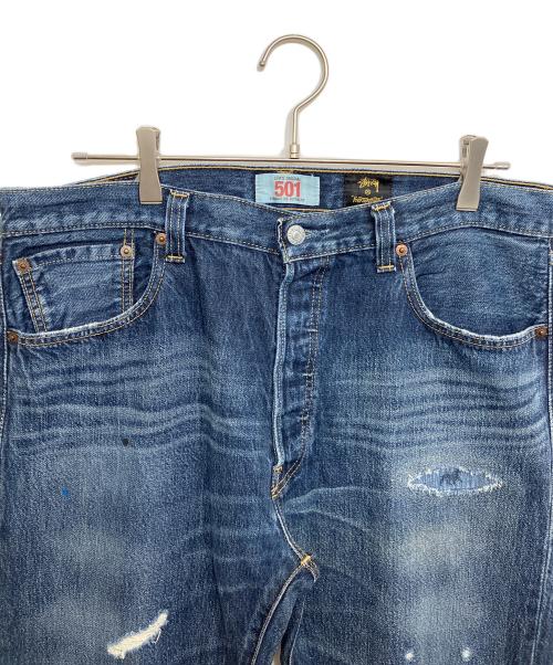 LEVI'S（リーバイス）LEVI'S (リーバイス) stussy (ステューシー) 501 デニムパンツ インディゴ サイズ:W36の古着・服飾アイテム