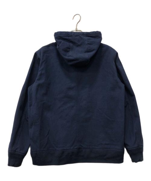 stussy（ステューシー）stussy (ステューシー) 裏サーマル ダックジップアップフーディ ネイビー サイズ:XLの古着・服飾アイテム