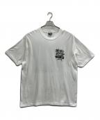 stussy×BEACH BOYSステューシー×）の古着「VIBRATIONS TEE」｜ホワイト
