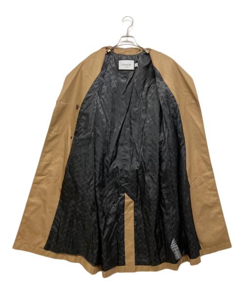 COACH（コーチ）COACH (コーチ) リラックスドダブルブレステッドトレンチ ブラウン サイズ:XSの古着・服飾アイテム