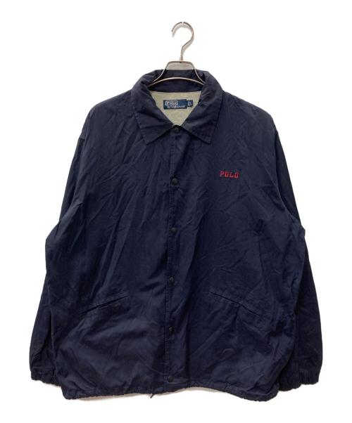 POLO BY RALPH LAUREN（ポロ バイ ラルフローレン）POLO BY RALPH LAUREN (ポロ バイ ラルフローレン) コーチジャケット ネイビー サイズ:Lの古着・服飾アイテム