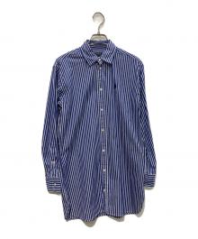 POLO RALPH LAUREN（ポロ・ラルフローレン）の古着「ストライプシャツ」｜ブルー