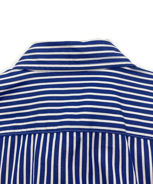 POLO RALPH LAUREN（ポロ・ラルフローレン）POLO RALPH LAUREN (ポロ・ラルフローレン) ストライプシャツ ブルー サイズ:2の古着・服飾アイテム
