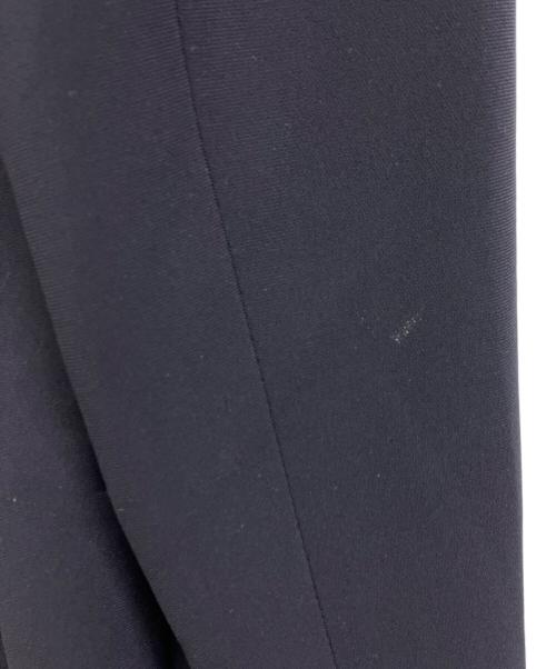 23区（ニジュウサンク）23区 (ニジュウサンク) トリアセダブルジョーゼットVカラージャケット ネイビー サイズ:38の古着・服飾アイテム