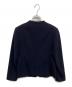 23区 (ニジュウサンク) トリアセダブルジョーゼットVカラージャケット ネイビー サイズ:38：8000円