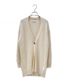 HERMES（エルメス）の古着「カシミヤニットカーディガン」｜アイボリー