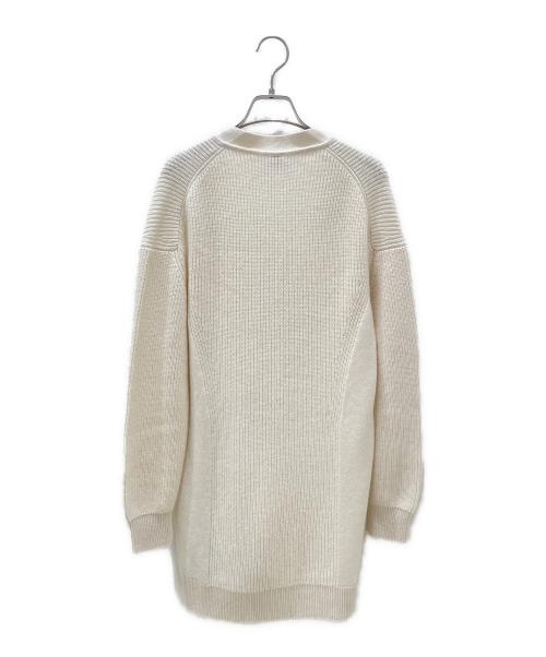 HERMES（エルメス）HERMES (エルメス) カシミヤニットカーディガン アイボリー サイズ:32の古着・服飾アイテム