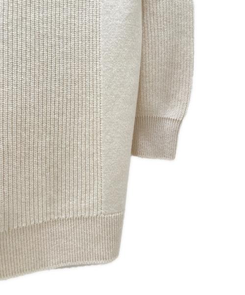 HERMES（エルメス）HERMES (エルメス) カシミヤニットカーディガン アイボリー サイズ:32の古着・服飾アイテム