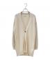 HERMES（エルメス）の古着「カシミヤニットカーディガン」｜アイボリー
