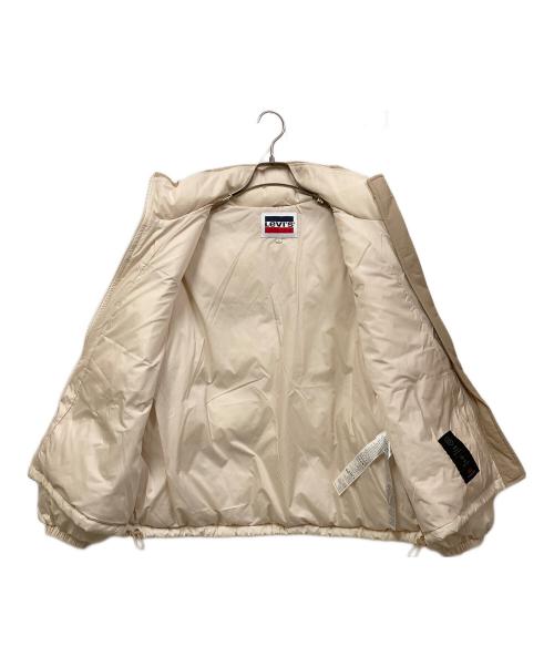 LEVI'S（リーバイス）LEVI'S (リーバイス) NOE SHORT PUFFER JACKET ホワイト×ベージュ サイズ:SIZE Mの古着・服飾アイテム