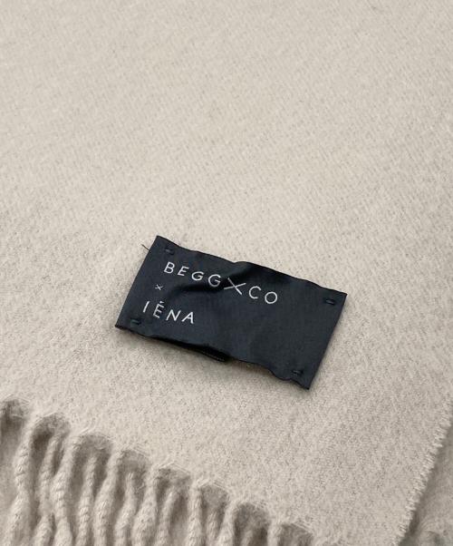 Begg & Co（ベグアンドコー）Begg & Co (ベグアンドコー) IENA (イエナ) カシミヤストール ベージュ サイズ:下記参照の古着・服飾アイテム