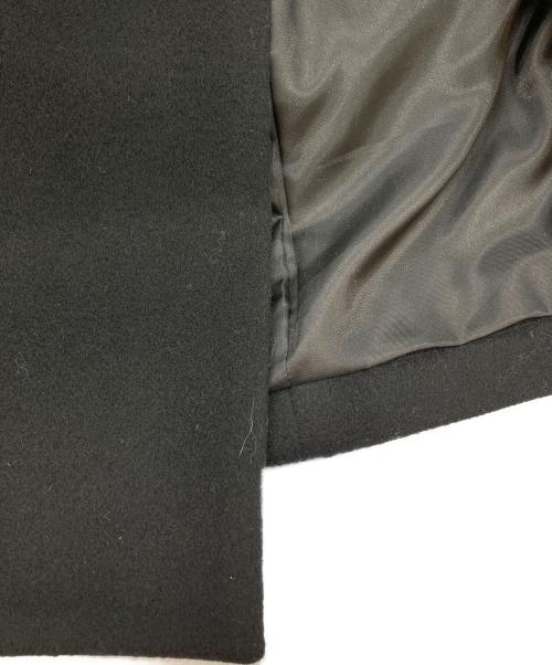 INDIVI（インディヴィ）INDIVI (インディヴィ) ウール100%チェスターコート ブラック サイズ:38の古着・服飾アイテム