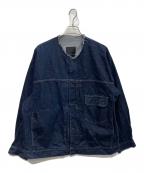LAD MUSICIANラッドミュージシャン）の古着「12oz DENIM BLOUSON」｜インディゴ
