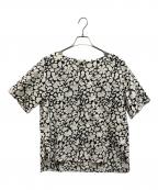 theory luxeセオリーリュクス）の古着「LEAH PRINTED CRUNCH」｜ブラック