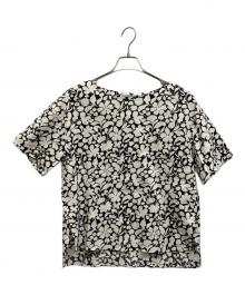theory luxe（セオリーリュクス）の古着「LEAH PRINTED CRUNCH」｜ブラック