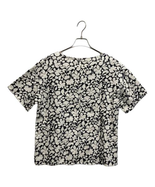 theory luxe（セオリーリュクス）theory luxe (セオリーリュクス) LEAH PRINTED CRUNCH ブラック サイズ:38の古着・服飾アイテム