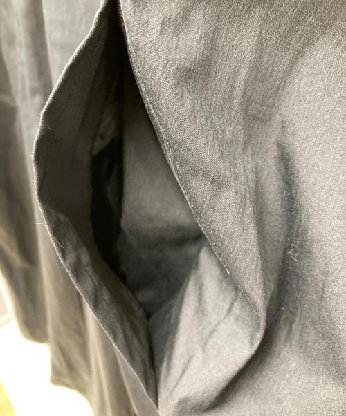 stola.（ストラ）stola. (ストラ) 後ろギャザースタンドコート ブラック サイズ:38の古着・服飾アイテム