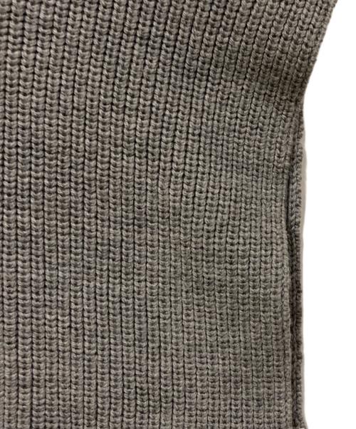 Ujoh（ウジョー）UJOH (ウジョー) フリンジニットベスト グレー サイズ:SIZE 2の古着・服飾アイテム