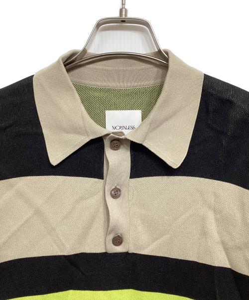 NOUNLESS（ナウンレス）NOUNLESS (ナウンレス) Mini Rugger Knit Shirts ベージュ サイズ:1の古着・服飾アイテム