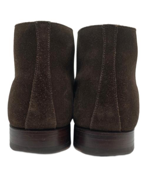 Crockett & Jones（クロケット＆ジョーンズ）Crockett & Jones (クロケット＆ジョーンズ) スウェードチャッカーブーツ ダークブラウン サイズ:6の古着・服飾アイテム