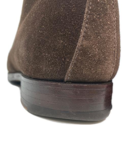 Crockett & Jones（クロケット＆ジョーンズ）Crockett & Jones (クロケット＆ジョーンズ) スウェードチャッカーブーツ ダークブラウン サイズ:6の古着・服飾アイテム