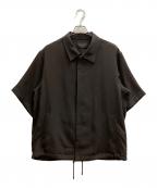 UNITED TOKYOユナイテッドトーキョー）の古着「MODERN SILK LINEN ショートスリーブブルゾン」｜オリーブ