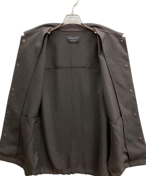 UNITED TOKYO（ユナイテッドトーキョー）UNITED TOKYO (ユナイテッドトーキョー) MODERN SILK LINEN ショートスリーブブルゾン オリーブ サイズ:2の古着・服飾アイテム