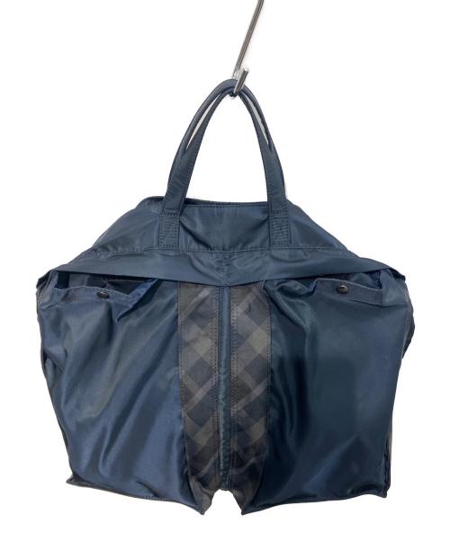 BLACK LABEL CRESTBRIDGE（ブラックレーベル クレストブリッジ）BLACK LABEL CRESTBRIDGE (ブラックレーベル クレストブリッジ) 2WAYバッグ ネイビーの古着・服飾アイテム