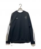 F.C.R.B.エフシーレアルブリストル）の古着「TRAINING TRACK CREWNECK TOP」｜ブラック