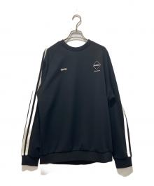 F.C.R.B.（エフシーレアルブリストル）の古着「TRAINING TRACK CREWNECK TOP」｜ブラック