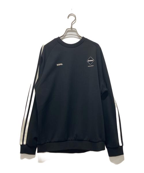 F.C.R.B.（エフシーレアルブリストル）F.C.R.B. (エフシーレアルブリストル) TRAINING TRACK CREWNECK TOP ブラック サイズ:XLの古着・服飾アイテム