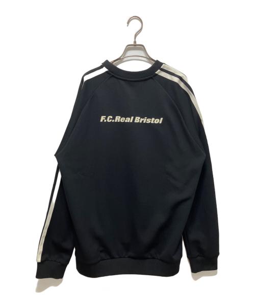F.C.R.B.（エフシーレアルブリストル）F.C.R.B. (エフシーレアルブリストル) TRAINING TRACK CREWNECK TOP ブラック サイズ:XLの古着・服飾アイテム