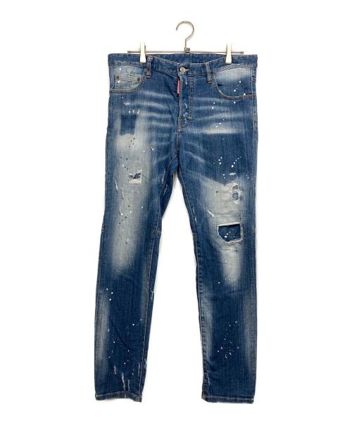 DSQUARED2（ディースクエアード）DSQUARED2 (ディースクエアード) City Biker Jean ブルー サイズ:50の古着・服飾アイテム