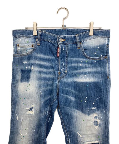 DSQUARED2（ディースクエアード）DSQUARED2 (ディースクエアード) City Biker Jean ブルー サイズ:50の古着・服飾アイテム