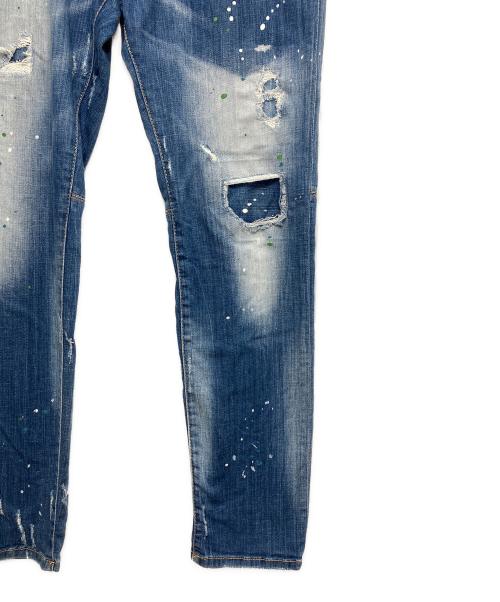 DSQUARED2（ディースクエアード）DSQUARED2 (ディースクエアード) City Biker Jean ブルー サイズ:50の古着・服飾アイテム