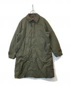 NANGAナンガ）の古着「DOWN BAL COLLAR COAT/ ダウンバルカラーコート /24FA-025」｜オリーブ