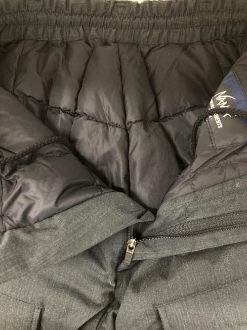 NANGA（ナンガ）NANGA (ナンガ) Engineered Garments (エンジニアドガーメンツ) AIR BORNE DOWN PANTS チャコールグレー サイズ:SIZE XSの古着・服飾アイテム