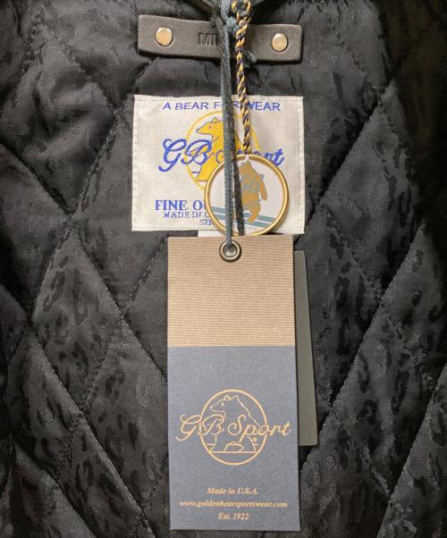 MINEDENIM（マインデニム）MINEDENIM (マインデニム) GB SPORT (ゴールデンベアスポーツ) VARSITY JACKET/スタジャン ブラック サイズ:L 未使用品の古着・服飾アイテム