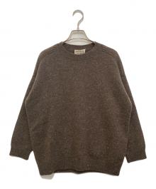 maison carree（メゾン カレ）の古着「CASHMERE STARDUST TOPS」｜ブラウン