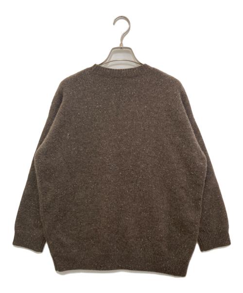 maison carree（メゾン カレ）maison carree (メゾン カレ) CASHMERE STARDUST TOPS ブラウンの古着・服飾アイテム