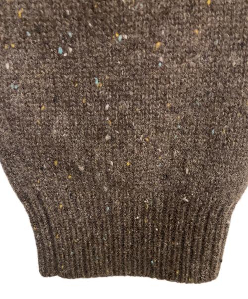 maison carree（メゾン カレ）maison carree (メゾン カレ) CASHMERE STARDUST TOPS ブラウンの古着・服飾アイテム