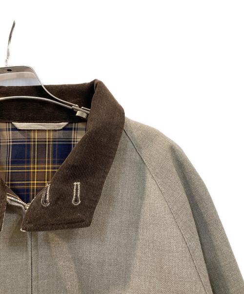 Phlannel（フランネル）Phlannel (フランネル) Winter Harrington Jacket グレー×ブラウン サイズ:3の古着・服飾アイテム