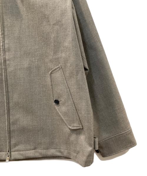 Phlannel（フランネル）Phlannel (フランネル) Winter Harrington Jacket グレー×ブラウン サイズ:3の古着・服飾アイテム